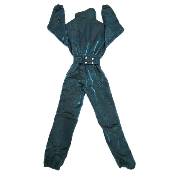NILS Jackets & Blazers - Vintage  NEW Nils Metallic Emerald Green Snowsuit New SZ 8